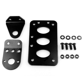 Moto Side Mount Tail Light License Plate Bracket, Motorcycle License Plate Bracket, Number Plate Holder for Motorbike Universal Side Mount
