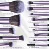 BS-MALL Juego de Brochas de Maquillaje de Viaje, Base, Corrector