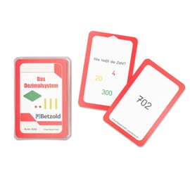 Betzold - Magic Cylinder Cards The Decimal System - Calculation Game Card Game Primary School