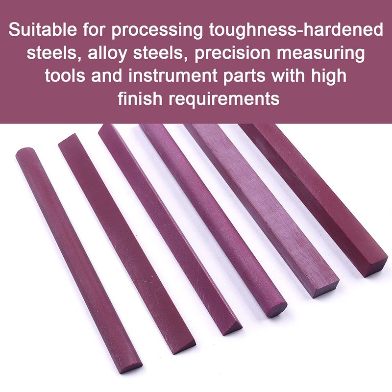 ATOPLEE Polishing Stone, 6pcs Grit 3000# Ruby Whetstone Polishing Stone