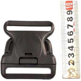 ROCOTACTICAL 2.25" Tri-Release Buckle Set, Replacement Buckle System for 2-1/4in Duty Belt, 2-Pack, Black