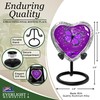 Everlight Memorials Heart Shaped Keepsake Cremation Urns for Human Ashes