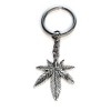 AXLorange Keyring Weed Silver, silver, M