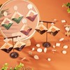 Pandahall 36Pcs Wood Studs Earring Findings Teardrop Flat Round Wooden
