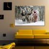 NWT IDEA4WALL Canvas Wall Art Christmas Santa Claus Decor Painting