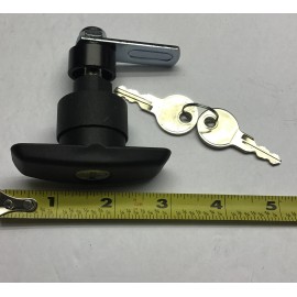 TriMark Clockwise T Handle Keyed Baggage Door Lock