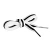 [Allegra K] Striped Canvas Shoelaces, Flat Laces, Flat Laces, Wide