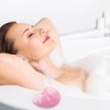 Bola de Baño Corazón 40g Sal Marina, Lavanda Púrpura