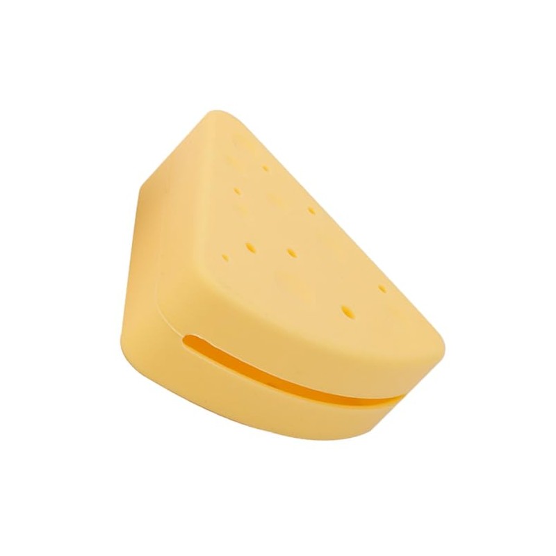 SOIMISS Caja Triangular de Silicona para Esponjas de Maquillaje Portátil