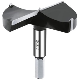 NICAVKIT 4 Inch Carbide Forstner Drill Bit, Carbide Tipped Forstner Bit for Hard Wood, Wood Drilling Bit Woodworking Hinge Cutter Tool Kits for Wood Plywood Plastic