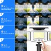 Tryme Clip On Solar Lights Outdoor, Motion Sensor, 231 LEDs