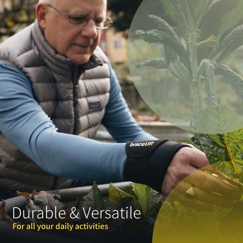 BraceUP Wrist Compression Strap and Wrist Wrap Wrist Band, Brace