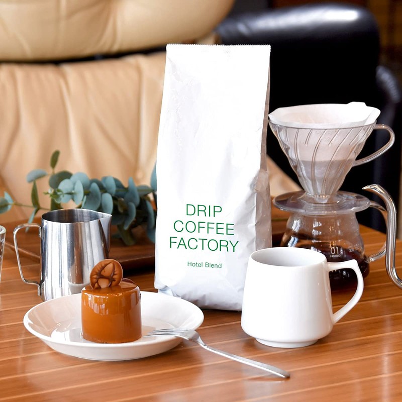 Drip Coffee Factory Hotel Blend Powder, Medium Grind, 4.4 lbs