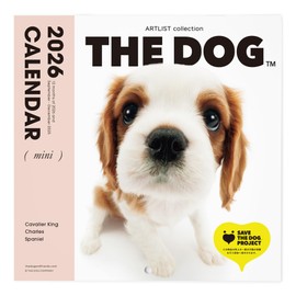 THE DOG 2026 Wall Calendar, Mini Size (Cavalier King Charles Spaniel)