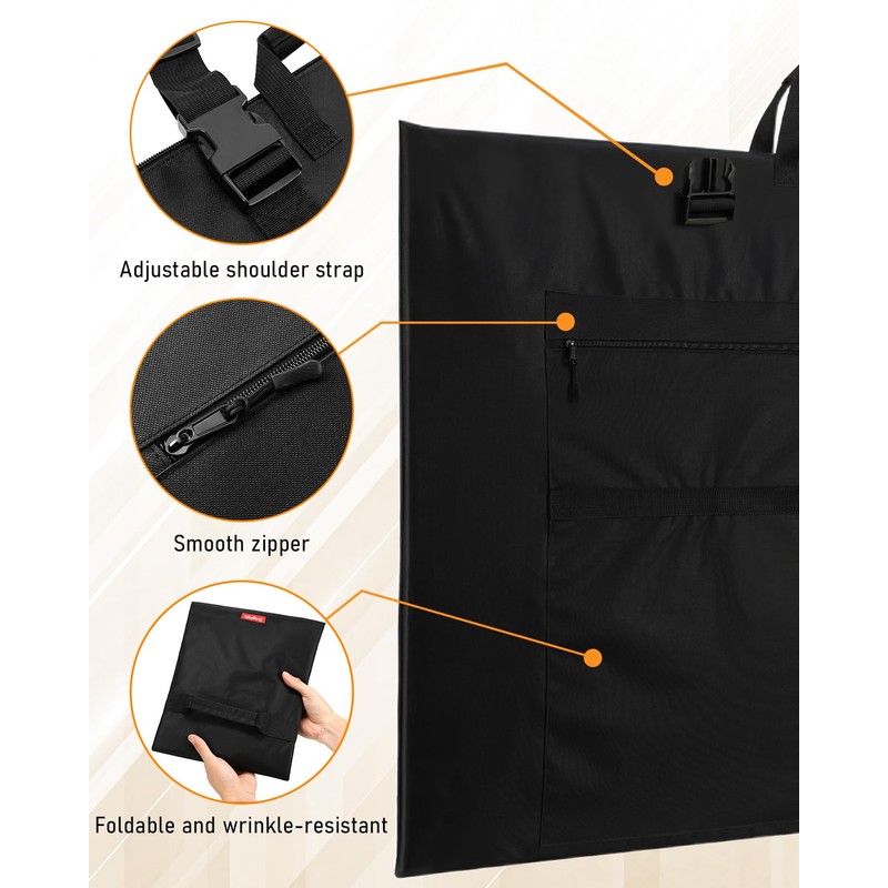 Nicpro Light Weight Art Portfolio Bag, 32 x 42 Inches