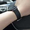 EACHE 14mm Black Leather Watch Bands for Women Quick Release