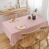 Plenmor Linen Tablecloth Cotton, Linen Look Tablecloth Washable Table Cloth
