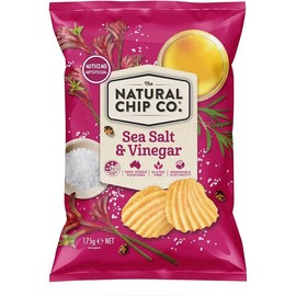 The Natural Chip Co. Sea Salt & Vinegar 175g **Best Before Dec 25**