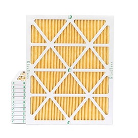 Glasfloss ZL 20x24x1 MERV 11 (FPR 7) Air Filters for AC and Furnace. Case of 12. Actual Size: 19-3/8 x 23-3/8 x 7/8