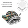 Cartoon Bookshelf Bookworm Heat Resistant and Heat-Insulating Gloves, fit for