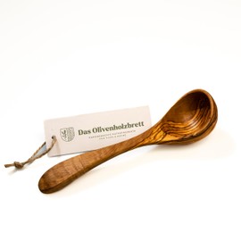 das Olivenholzbrett® Olive Wood Ladle / Handmade Wooden Ladle / Olive Wood Soup Ladle / Wooden Ladles / Length Approx. 25 cm
