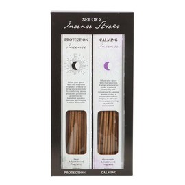 Calming & Protective Incense Sticks Set - Chamomile Cedarwood & Sage Sandalwood for Stress Relief, Spiritual Protection, Relaxation, Meditation & Peaceful Atmosphere, 60 Sticks Total