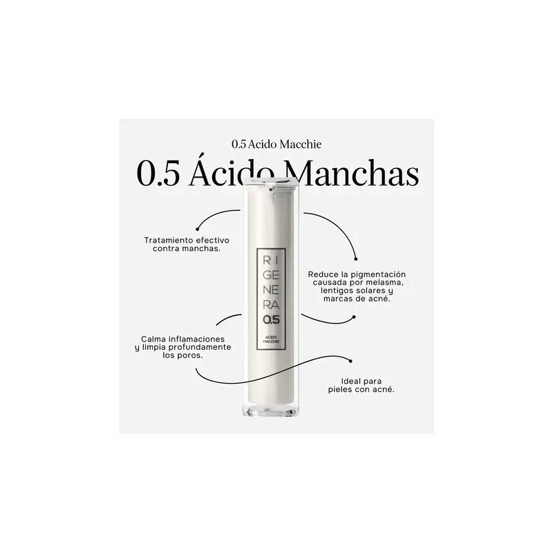 Rigenera.05 Ácido Manchas Suero Despigmentantehechoenitalia