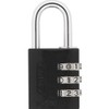 Padlock Combination Aluminum 30mm Black