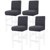 PiccoCasa Stretch & Removable Dining Chair Covers for Pub Counter,