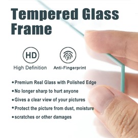 TKGYU 8x10 Picture Frame with Real Glass, 4 Pack Ornate Vintage Picture Frames for Wall or Tabletop Display, 8 x 10 Photo Frame for Wall home best gift