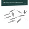 BOBOZHONG Needle Threader, 100 Pieces Stainless Steel Needle Threader, Large-Eye