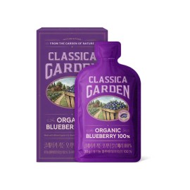 Nutrione Classica Garden Organic Blueberry 100% (15 packets), 1 unit / 뉴트리원 클래시카 가든 오가닉 블루베리 100% (15포), 1개
