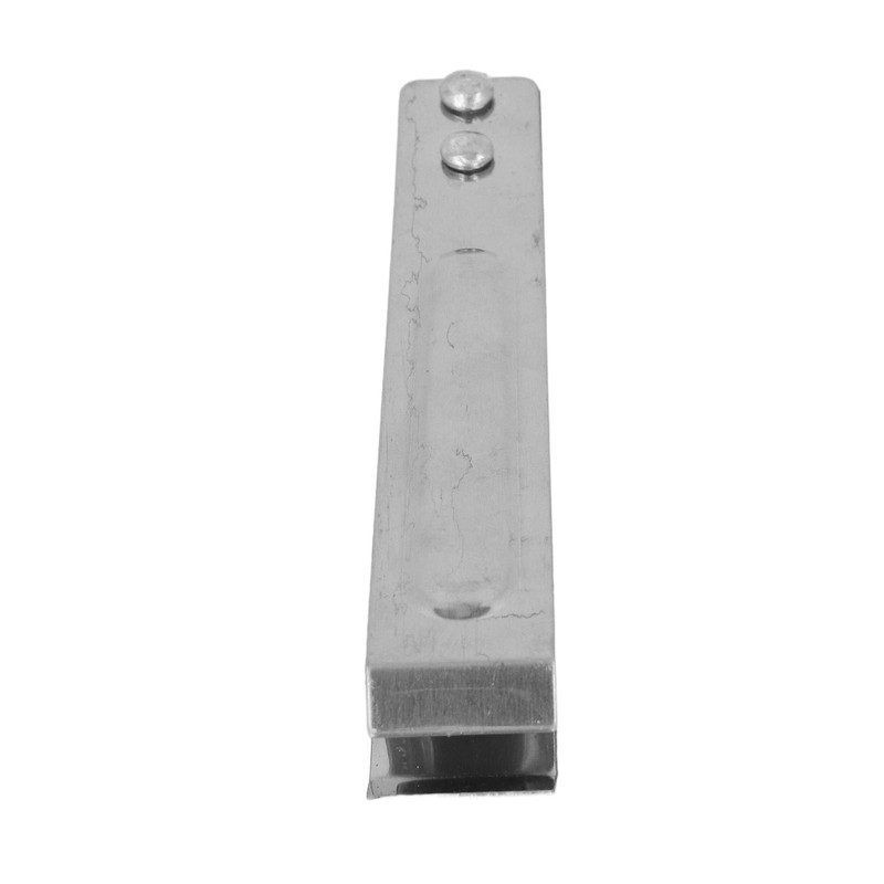 10pcs Fish Bone Tweezers Stainless Steel Flat Tip Hair Tweezers