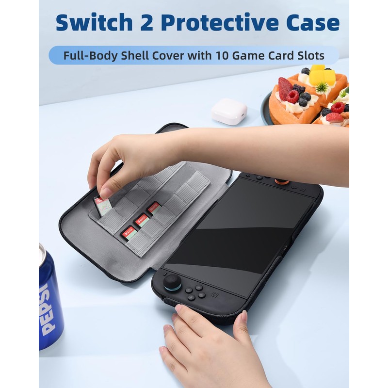 OATSBASF Protective Case for Switch 2 (2025), Full-Body Shell Cover