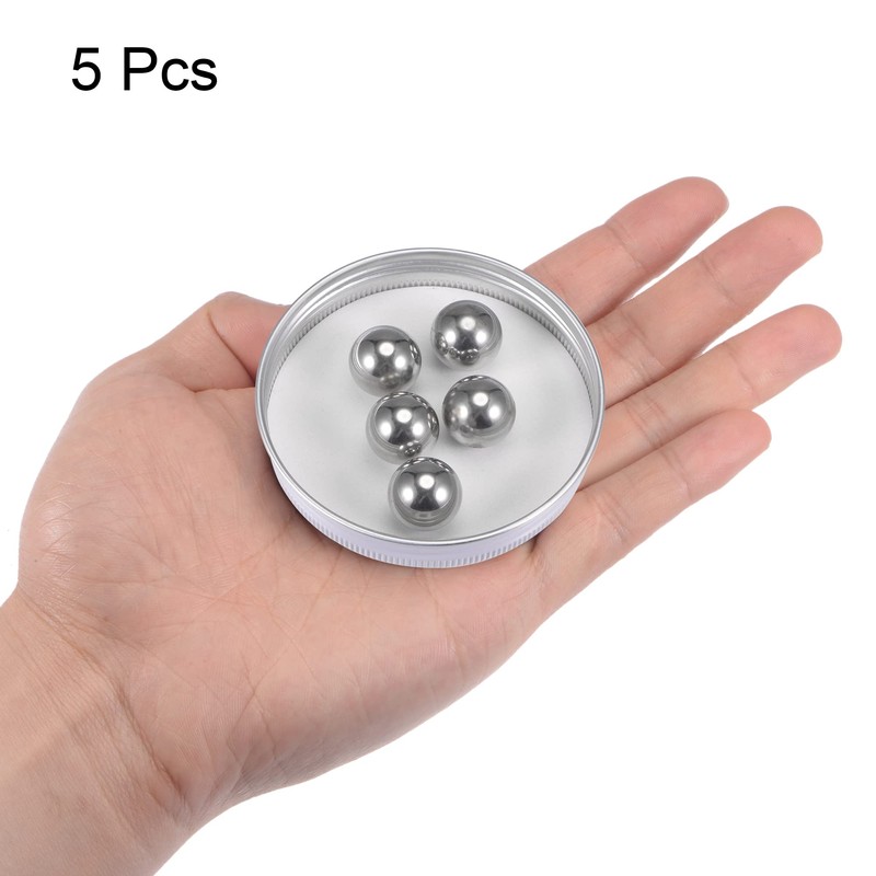 sourcing map 5pcs 15mm 201 Stainless Steel Bearing Balls G200
