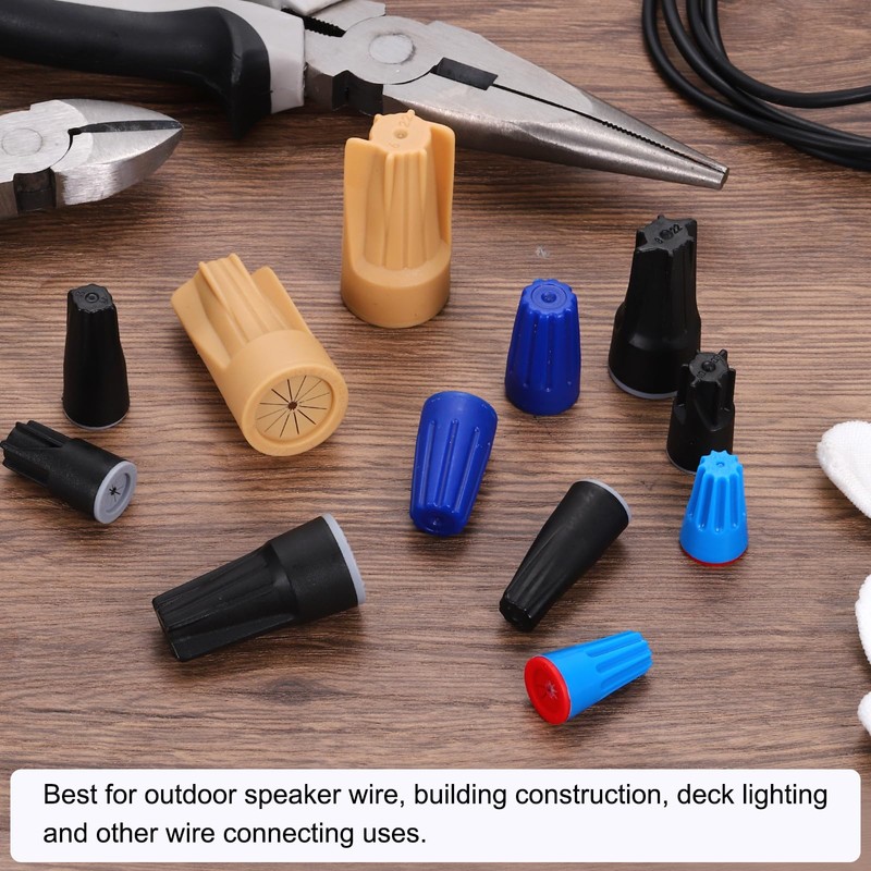 QUARKZMAN Pack of 30 Waterproof Wire Connectors, Cable Connection Terminals,