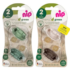 NIP Cherry Green Round Dummy Set of 4 Boys Size 2 6+ Months Blue & Turquoise + Silver & Light Blue