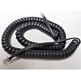 Cisco Handset Black Curly Cord 12 Ft Uncoiled / 2 Ft Coiled