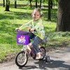LUKIUP Mermaid Children's Handlebar Bag, Bicycle Bag with Inner Pocket,