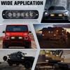 DIBMS LED Emergency Strobe Lights, 8X Amber White 6 LED