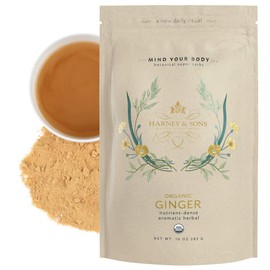 Harney & Sons Organic Ginger Powder, Wellness Collection, 10 oz Bag