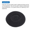 QUARKZMAN Replacement Foam Earphones 35 mm Earphones for Earphones Black