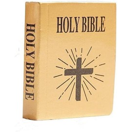 1Pc Mini Bible Pocket Book 1/12 Dollhouse Miniature Book Bookshelf Bedroom Library Accessories，Dollhouse Furniture, Dolls and Accessories