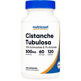 Nutricost Nutricost Cistanche Tubulosa 500mg Per Serving, 120 Capsules - Vegan, GMO-Free, 60 Servings