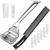 Metal Leather Craft Tool Skiver with 6PCS Skiver Blades Craft