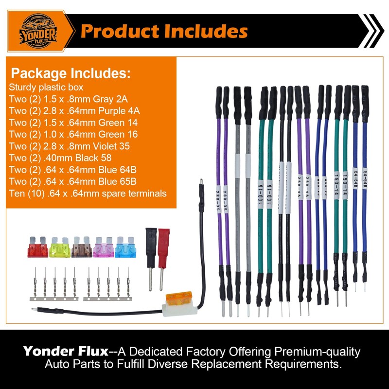 Yonder Flux Terminal Test Probe Kit for GM Vehicles Replace