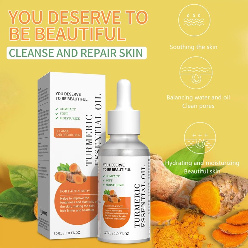 Eazerom 02 30 ml Turmeric Body Oil, Turmeric Body Oil