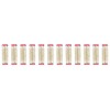 Efalock Professional Metal Rollers Long 18 mm Red Pack of