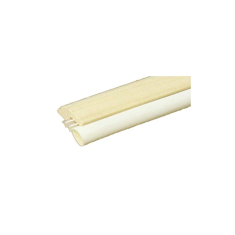 Wood and Bulb Door Weatherseal Set (3 Piece Set) (White)