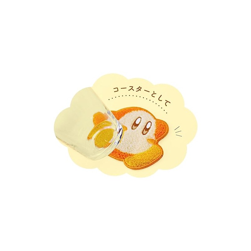 T's Factory T'S FACTORY Coaster Star Kirby Fluffy Coaster Waddle